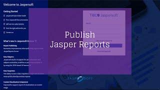 2. Publish Jasper report to Jaspersoft Server