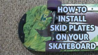 How To Install Skid Plates On Your Skateboard #howtovideo #instructionalvideo #skate