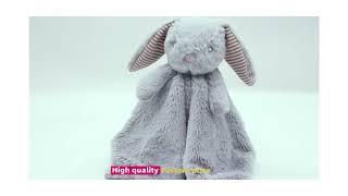 Stuffed soft comforter toy baby security blanket toys