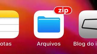 Como abrir o arquivo ZIP no iPhone ou Android Mobile