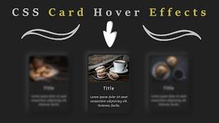 Unleashing Creativity: CSS Card Design with Hover Blur Effect | Card Hover Effect