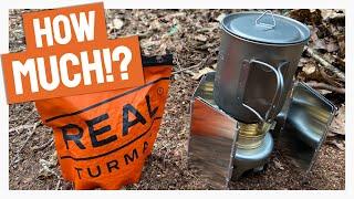 REAL TURMAT MEALS - Are they worth it? Taste test and ALCOHOL STOVE trial run (Derbyshire walk)