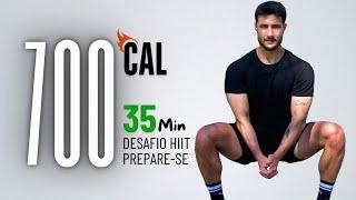 CARDIO HIIT 35 MIN para perder barriga e definir o corpo ( treino em casa )