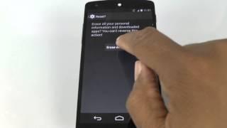 Nexus 5 - How to Reset Back to Factory Settings​​​ | H2TechVideos​​​