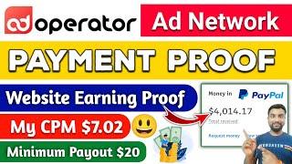 Adoperator Payment Proof | Adoperator Earning Proof | Adoperator Reviews - SmartHindi