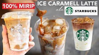 MODAL 10 RIBU DIJUAL STARB*CKS 70 RIBU DONG  RESEP ICE CARAMELL LATTE ala STARBAK MIRIP POLL 