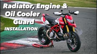 INSTALLATION of Radiator, Engine & Oil Cooler Guard on my 2023 DUCATI HYPERMOTARD 950 SP