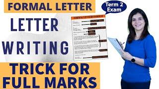 How To Write Formal Letter In English | Letter Writing Trick In English CBSE 10 | ChetChat