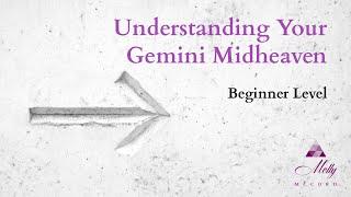 Gemini Midheaven / Beginner level / Understanding Your Astrology Chart