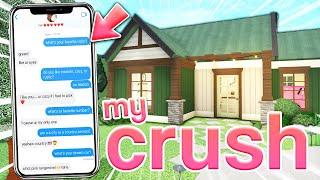 i built my CRUSH a bloxburg house...