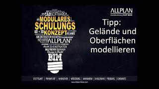 Top Tipps Allplan 09 3D Fläche als Gelände