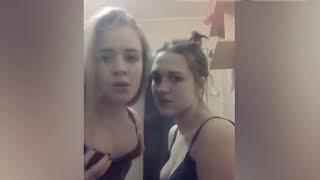 drunk girls kissing live