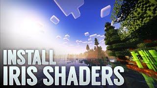 How To Install IRIS SHADERS for Minecraft 1.19.1 with Shaders | Minecraft 1.19.1 Shaders