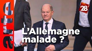 Crise politique, alerte économique : l’Allemagne, l’autre malade de l’Europe ? | 28 minutes | ARTE