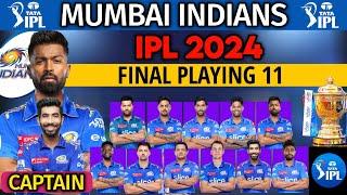 IPL 2024 Mumbai Indians Final Playing 11 | MI Playing 11 2024 | MI Team Best Line-up IPL 2024