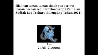 Ramalan Zodiak Leo Tahun 2021 Terbaru dan Lengkap   Tahunan