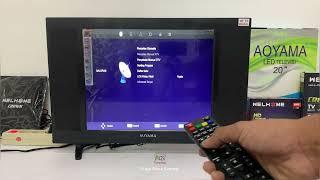 Cara Setting TV AOYAMA 20" Tanpa Set Top Box