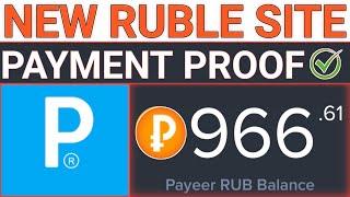 New Ruble Site Today | Earn Free Ruble | New Ruble Earning Sites | Ruble Income Website