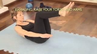 How to do the 100 exercise on a mat : Pilates Exercises 2