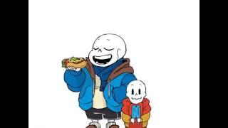 Sans and papyrus growing up