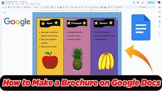 [GUIDE] How to Make a Brochure on Google Docs (Updated)