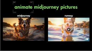 Midjourney and Runway