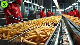 INCREÍBLE PRODUCCIÓN de PAPAS FRITAS de McDonalds  | Así se Hacen