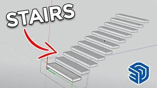 How to create Stairs FAST in Sketchup