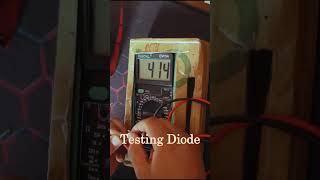 Diode Testing Using Multimeter || Meroproject || #electronics #diyprojects