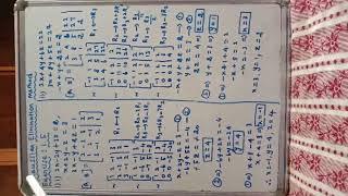 App of mat and deter(Gaussian elimination method)