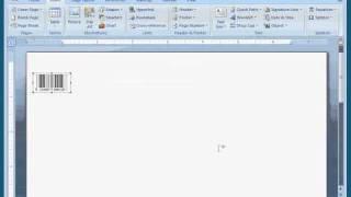 Create Barcode in Word 2007