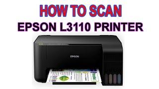 EPSON L3110 PRINTER, paano mag-SCAN?