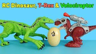 RC Dinosaur - Dino Wars T-Rex Robo Alive, Remote Control Velociraptor | Unboxing & Review