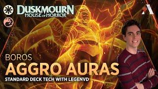 DUSKMOURN - Aggro Auras | Standard Deck Tech with LegenVD | MTG Arena