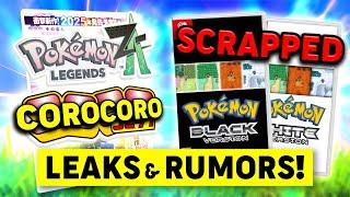 They SCRAPPED THIS?! Pokemon News, Leak and Rumor Update for Legends ZA!