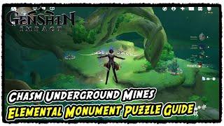 The Chasm Underground Mines Elemental Monument Puzzle Guide Genshin Impact Shriveled Seed Location