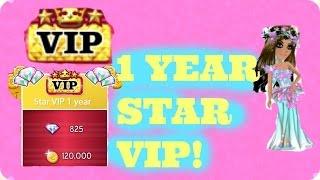 I GOT 1 YEAR STAR VIP!