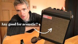 Is the Positive Grid SPARK MINI any good with an acoustic guitar...?