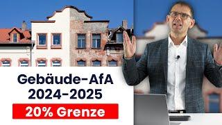 Gebäude-AfA 2024/2025, mehr Rendite bei Immobilien d. Nutzungsdauer-Gutachten höhere AfA, JStG 2024