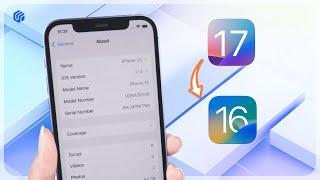 How to Uninstall/Downgrade iOS 17 to iOS 16 | Deleted iOS 17| Remove it Quickly!