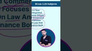 BCom LLB Subjects all aspiring Lawyers must know!‍️#shorts