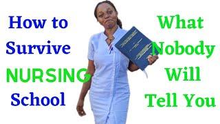 5 Ways to Survive Nursing School ||What Nobody will Tell You ||