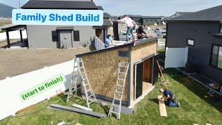 We Built A 10x12 Shed…… full build