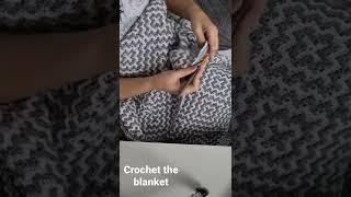 Вяжем плед. crochet the blanket