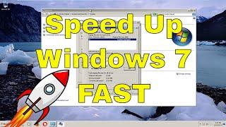 How To Speed Up Windows 7! [GUIDE]