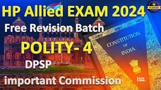 HP Allied Free Revision Batch Class |DPSP | HP Achievers | HP Allied 2024 | DPSP indian polity hppsc