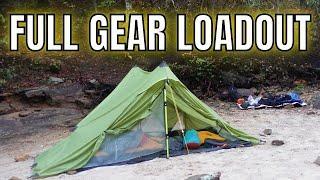 My post Foothills trail thru-hike | Full gear loadout