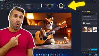 FREE AI Images Inside Windows 11 With MS PAINT | CO Creator Activated !