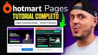 Crea Tu PÁGINA DE VENTAS en Hotmart 2024 | Para Vender Productos Digitales | TUTORIAL Hotmart Pages