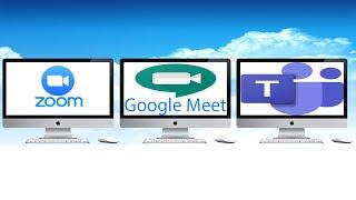 ZOOM  Vs GOOGLE MEET  Vs  Microsoft Teams |  Best Video conferencing Apps |zoom, google meet, M Team